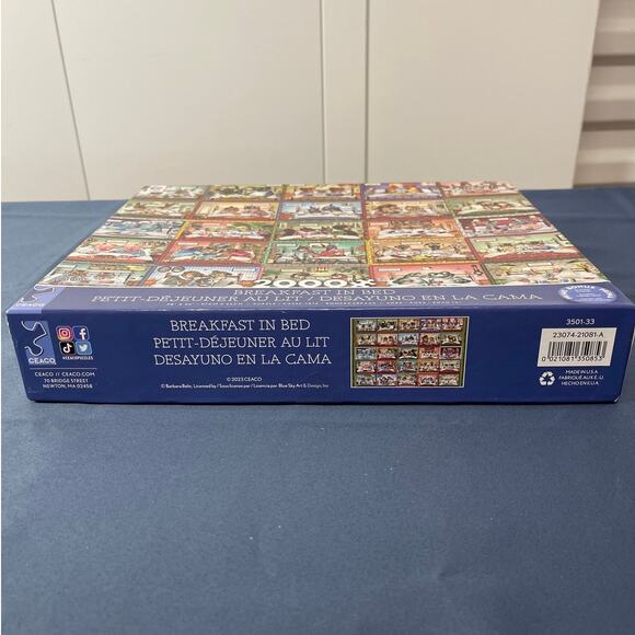 Ceaco 2000 Piece Puzzle Breakfast in Bed - Picture 3 of 5
